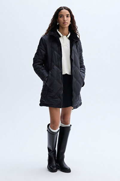 Mudo Quilted Double-Sided Puffer Coat