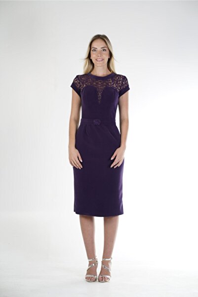 Carphe Kadın Mor Delane Gece Elbisesi