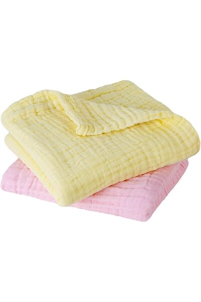 MINIMOTO Paturica muselina bebe 110x110 cm, bumbac moale, prosop baie si infasat multifunctional, 2 b