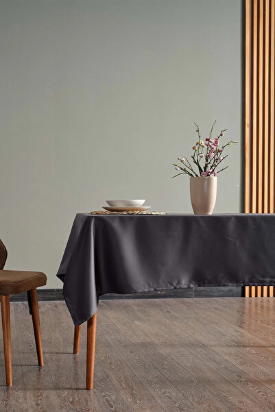 Miabella Home Satin Tablecloth, Authentic, Modern, Matte Satin Tablecloth, Easy to Clean, Rectangular 140x180 Cm