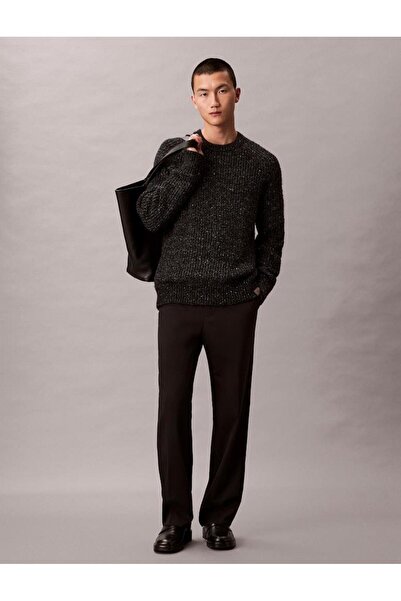 Calvin Klein LS NOVELTY YARN RAGLAN CREWNK SW