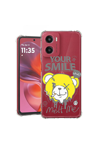 bestcase Husă antișoc pentru Motorola Moto G06, Ursuleț de pluș Zâmbetul Tău ...