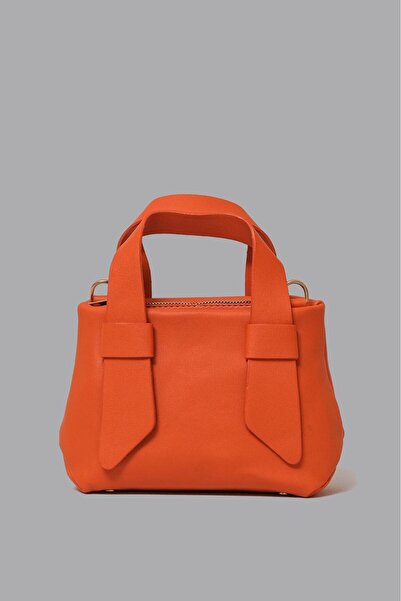 CANTACOMBINE حقيبة كروس نسائية ذات مقبض مزدوج برتقالية