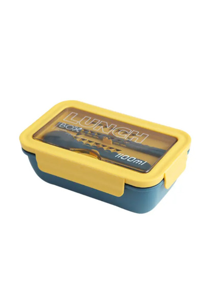 OEM Caserola alimentara portabila, 1100ml, Albastru