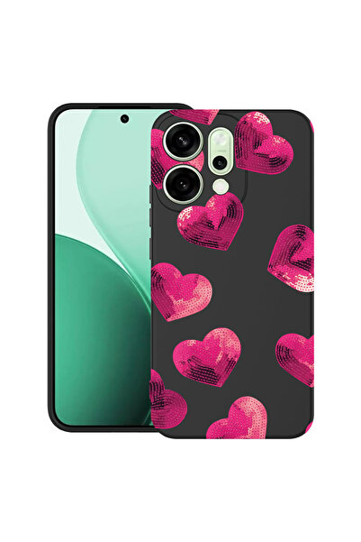 bestcase Carcasă ultrasubțire TPU pentru Oppo Reno14 5G, model inimă, 2082899...