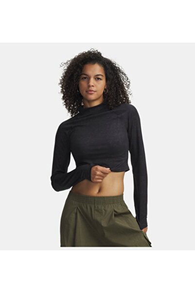 Under Armour Kadın UA Meridian Suede Effect Uzun Kollu T-Shirt 6007020-001