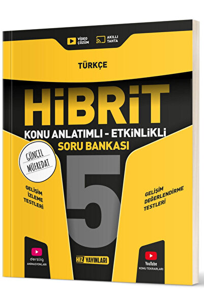 Efsane Yayınları 5.Sınıf Hız Yayınları HİBRİT Türkçe Konu Anlatımlı Etkinlikl...