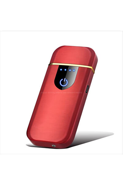 OEM Electric lighter, battery indicator with Touch activation, USB rechargeable, Red