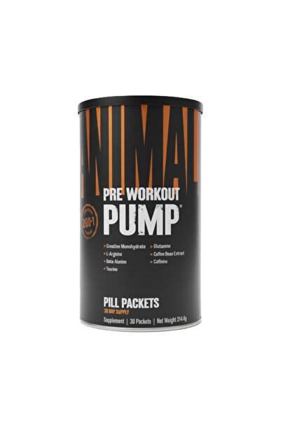 Universal Nutrition Animal Pump Preworkout, 30 Packs, Preworkout Pack All-in-one Pill Pack