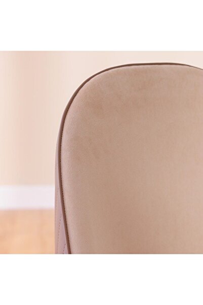 Danube Home Flamingo Dining Chair Set of 2 - Grey Marble & Brown Faux Leather, Metal Frame, Stylish Upholstery