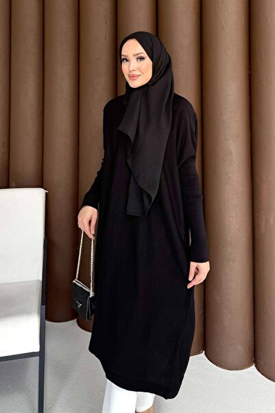 Melike Tatar Μακρύ πλεκτό τουνίκ 70-2096
