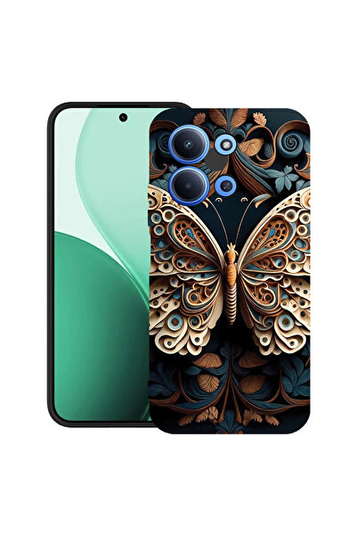 bestcase Carcasă ultra subțire TPU pentru Xiaomi Redmi 15C 5G (173mm), cu design Beauty Butterfly, 2100002 B 1224