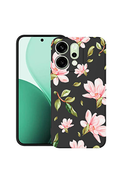 bestcase Carcasă ultra subțire TPU pentru Oppo Reno14 5G, Colecția Flori, 208...