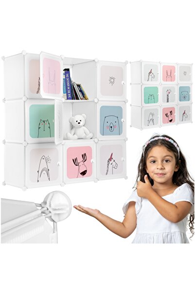 Other Szafka modułowa regał ESLA dziecięcy 9 półek