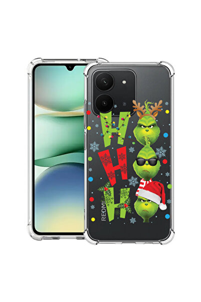bestcase Carcasă antișoc pentru Xiaomi Redmi 15C 4G (171 mm), Grinch - Ho Ho ...