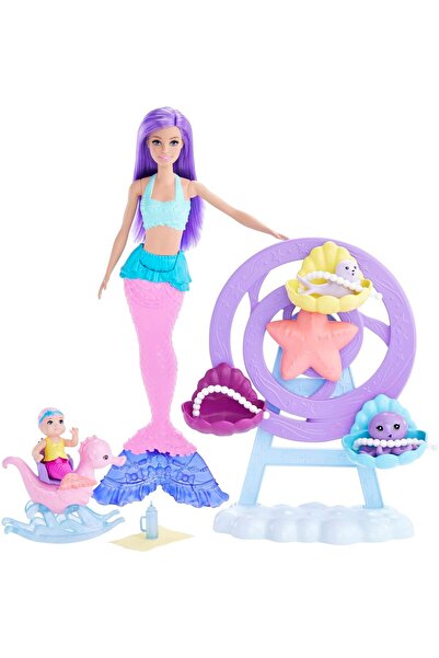 Barbie Hlc30 barbie dreamtopia mermaid doll and children's playground