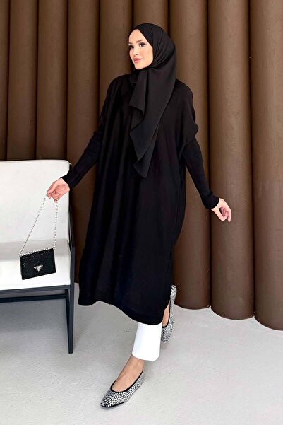 Melike Tatar Μακρύ πλεκτό τουνίκ 70-2096