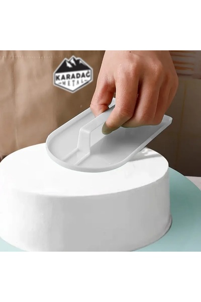 KARADAĞ METAL Büyük Pasta Ütüsü Şeker Hamuru Düzleştirici 20 cm