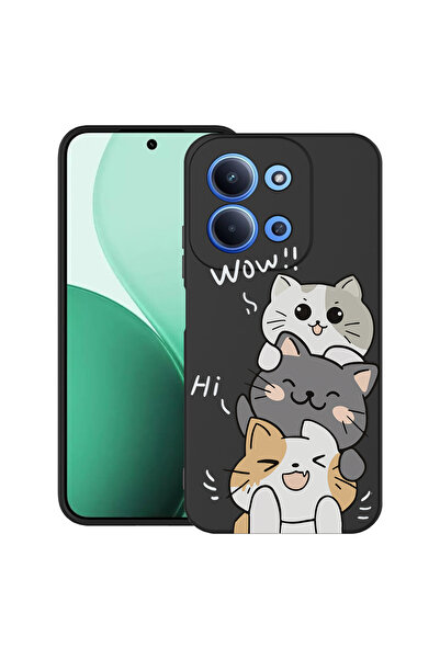 bestcase Carcasă ultra subțire TPU pentru Xiaomi Redmi 15C 5G (173mm), cu design Cat Wow, 2100002 B 1855