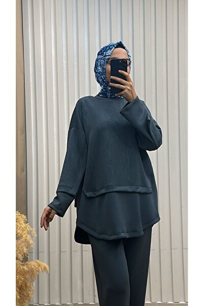 MERVE TESETTÜR supradimensionat Seturi duble cu detalii imprimate