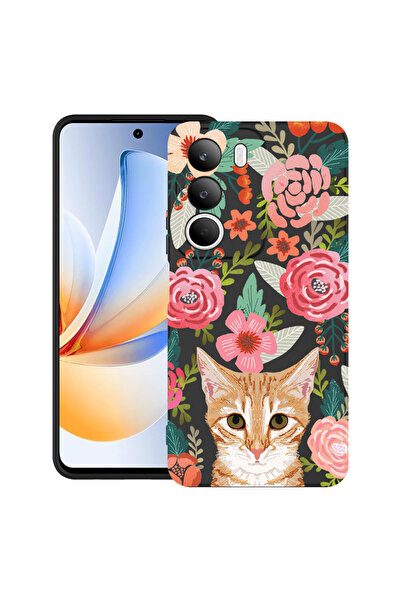 bestcase Carcasă ultrasubțire TPU pentru Realme C71, pisică și flori, 2071154...
