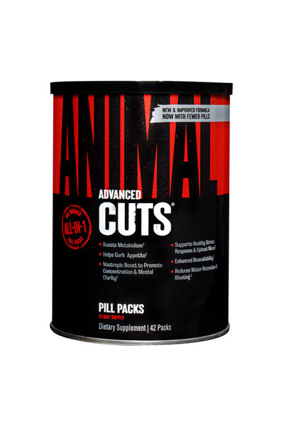 Universal Nutrition Animal Advanced Cuts, 42 Packs, Crucial during the drying phase for athletes