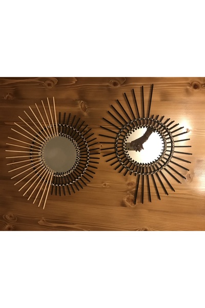 sibambu home style Bambu ayna 2 li set