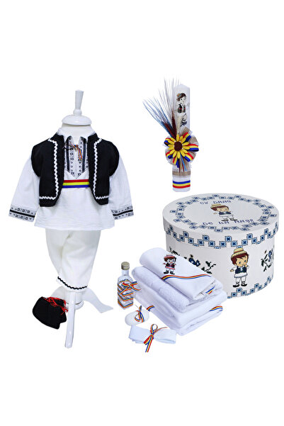 Recostore Set botez baieti, model Traditional compus din 14 piese, Recostore®...