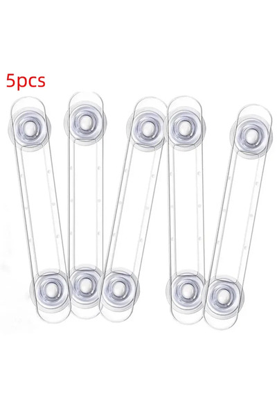 Choice Transparent 5pcs 3/5pcs Child Safety Lock Multi-functional Baby Drawer Refrigerator Lock Transparent