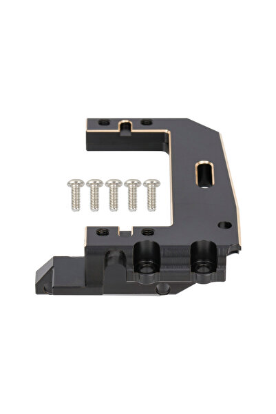 Choice Black Heavy Duty Black Brass CNC Servo Mount Bracket for 1/10 RC Crawler Vanquish H10 Optic Sparco Y