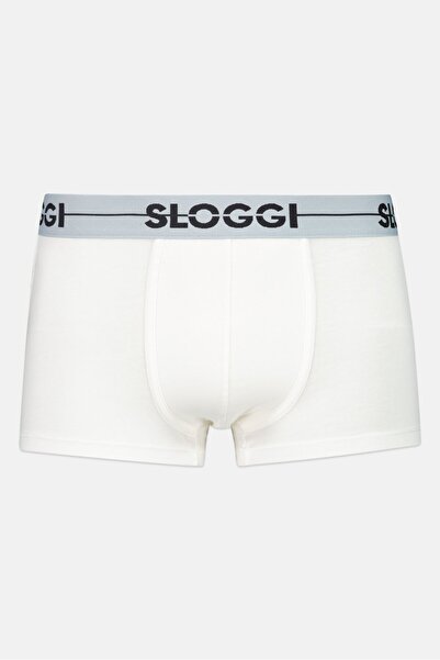 SLOGGI Men 3 Pieces Brand Logo Hipster Briefs, Off White