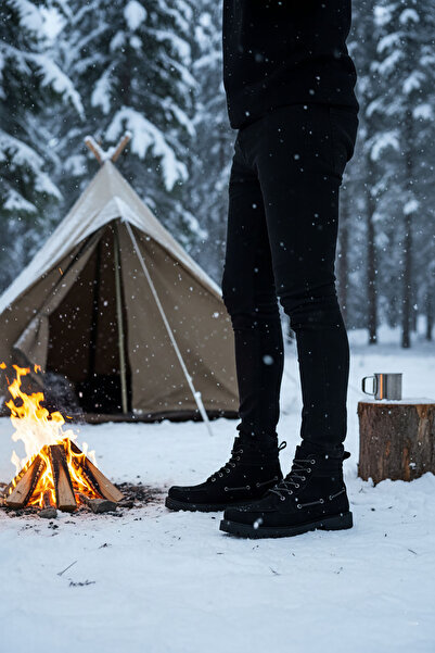 Deri De Luxe Ανδρικά κλασικά μποτάκια