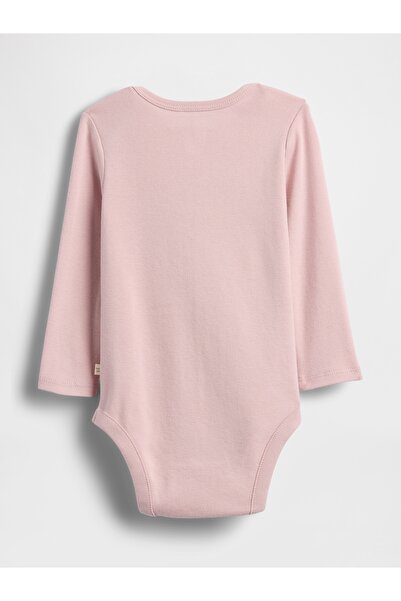 GAP Bebek Pembe Logo Bodysuit