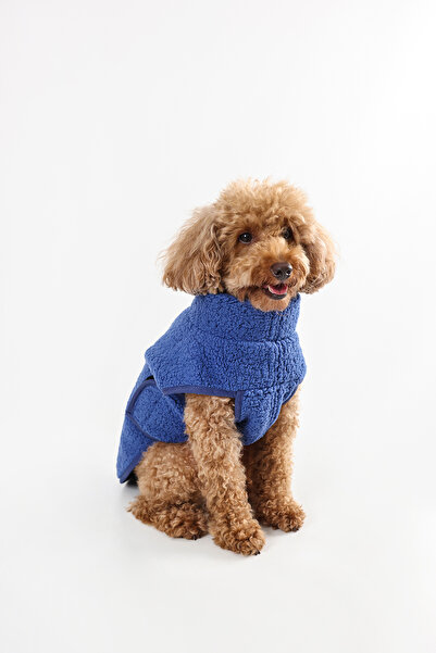 Petitibo Cozzy Kısa Boğazlı Köpek Yeleği - Mavi