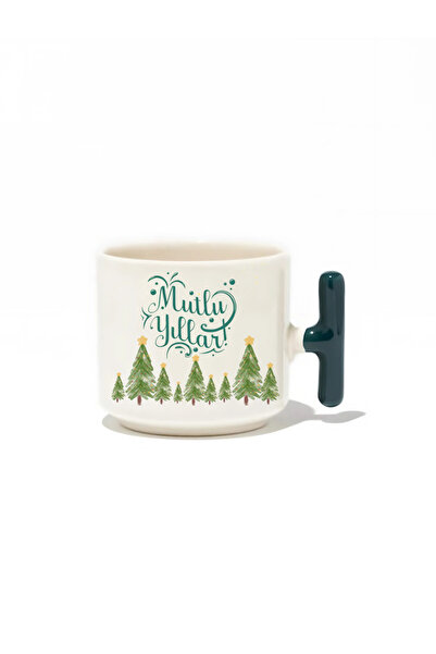baskigo.com Christmas/New Year/Christmas Themed Latte Cup - Gift Ceramic Mug