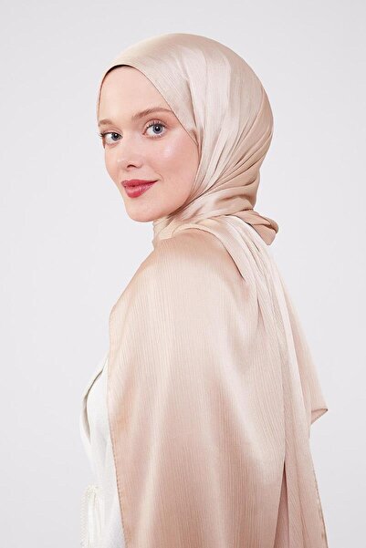 Levidor Krem Brillant Abiye Şal