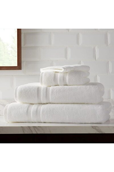 Quasar & Co. Set of 6 body towels 76x150 cm, 650 g/m2, 100% cotton, Luxury Collection, white