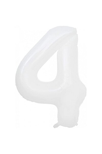 Domi Party & Gifts Balon folie, Domi Party & Gifts, ALB, numărul 4, 101 cm