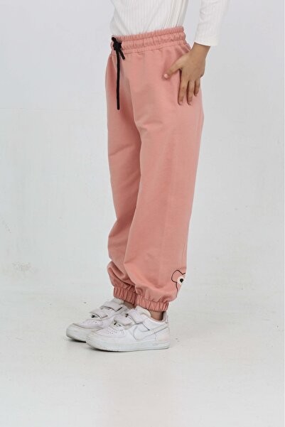 Toontoy Girl's Leggings with Bear Print Tracksuit Bottom