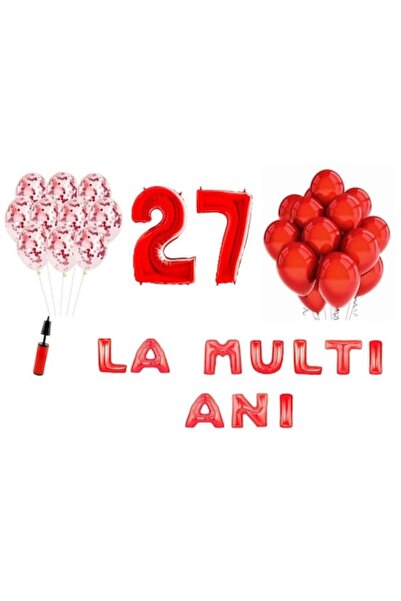 Domi Party & Gifts Set 33 baloane, Domi Party & Gifts, La Multi Ani aniversar...