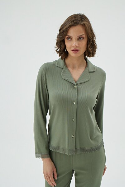 Sevim 17114 KADIN DÜĞMELİ PİJAMA TAKIM