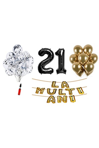 Domi Party & Gifts Set 33 baloane, Domi Party & Gifts, La mulți ani aniversar...