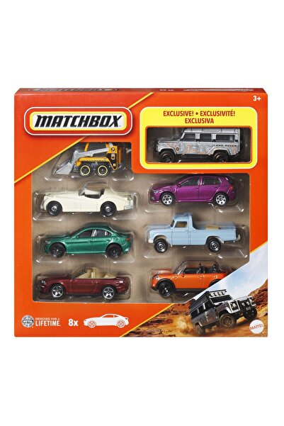 Matchbox SET OF 8 EXCLUSIVE METAL CARS LAND ROVER 110 SCALE 1 TO 64