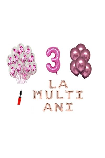 Domi Party & Gifts Set 32 ​​baloane, Domi Party & Gifts, La mulți ani anivers...