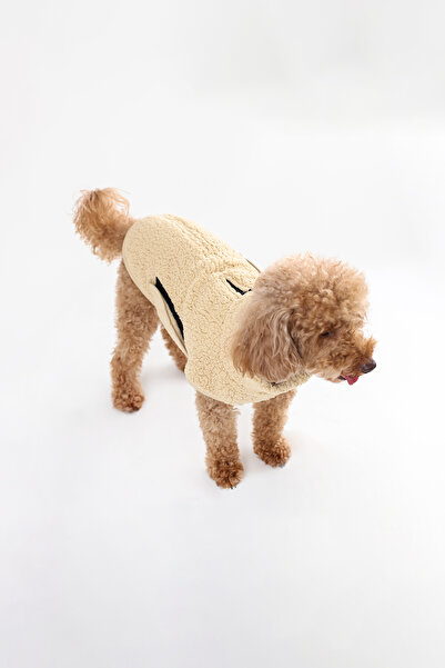 Petitibo Cozzy Kısa Boğazlı Köpek Yeleği - Krem