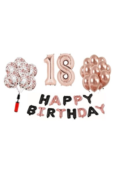 Domi Party & Gifts Set 36 baloane, Domi Party & Gifts, La mulți ani, auriu ro...