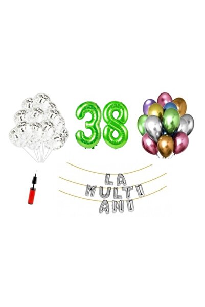 Domi Party & Gifts Set 33 baloane, Domi Party & Gifts, La mulți ani aniversar...