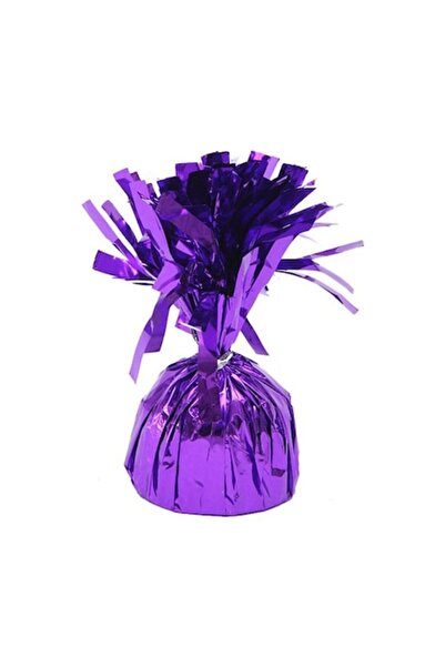 Danex Helium Balloon Weight, Foil with Tassels, 170 g, 13 x 5 x 3 cm, Purple