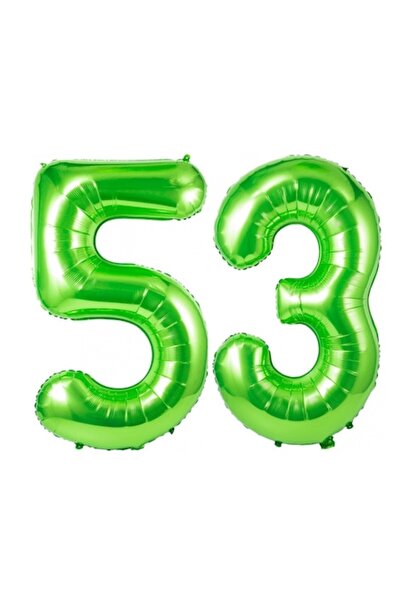 Domi Party & Gifts Set 2 baloane folie cu numere, Domi Party & Gifts, Verde, ...