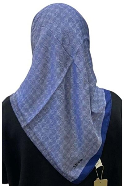 PİRAMİT وشاح جاكار مونوغرام 6060950-921 أزرق داكن